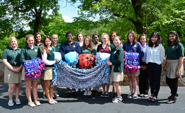 Juniorette Club blankets Children’s Healthcare of Atlanta patients with love